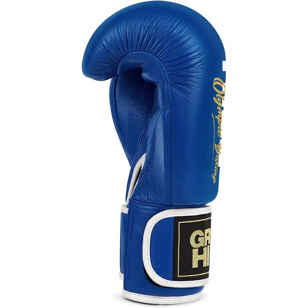 Green Hill Boxing Gloves Tiger with Circle Target 16온스 블루