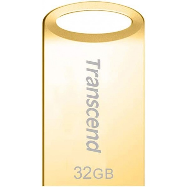 USB3.0 커넥터가 있는 Transcend JetFlash 710 32GB 플래시 드라이브 - 골드 32GB