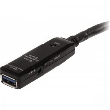 StarTech.com AC 전원 어댑터가 있는 32.8피트 활성 USB 3.0 연장 케이블 - 차폐 - 수-암 USB USB 3.1 Gen 1 Type A(5Gbps) 연장기(USB3AAEXT10M) 32.8피트/10m USB 3.0