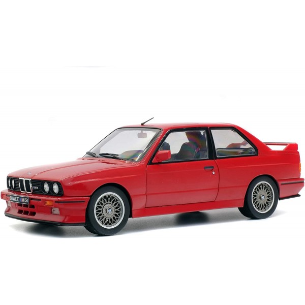 SOLIDO - Bmw - M3 E30-1990 소장용 미니어처 자동차, 1801502, 레드