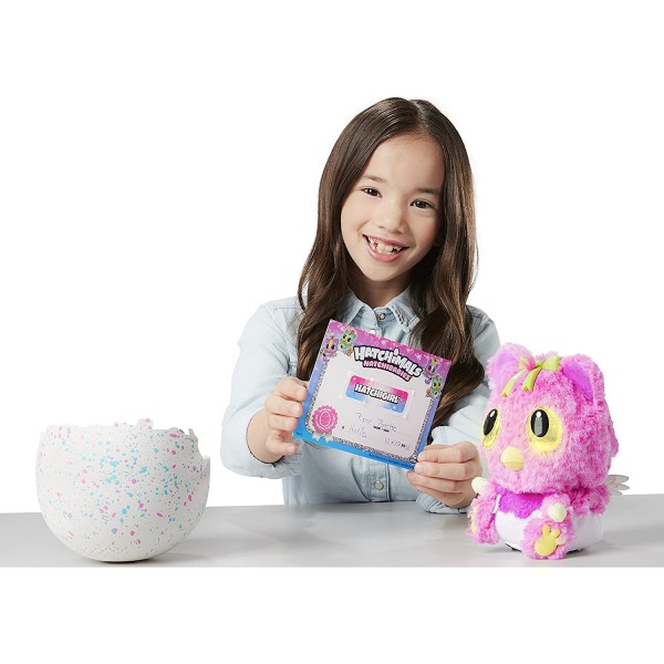 Hatchimals – 6044072 – 깜짝 대화형 부드러운 장난감 – 어린이용 게임 – Hatchibabies Cheetree – 영어 버전