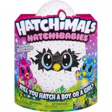 Hatchimals – 6044072 – 깜짝 대화형 부드러운 장난감 – 어린이용 게임 – Hatchibabies Cheetree – 영어 버전