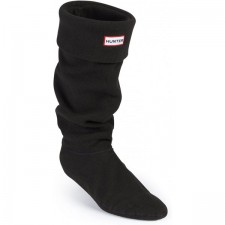 Hunter Unisex Adult Boot Socks Long Thermal Fleece Original Wellington M Black