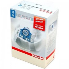정품 MIELE S5211 S5981 GN Hyclean 먼지 봉투 및 필터 (4 백, 2 필터) 1 흰색
