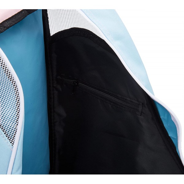 리오 롤러 롤러 스크립트 스케이트 백, 남녀 공통 성인용 캔버스 및 비치 토트 멀티컬러 24x15x45센티미터(W x H x L) 멀티컬러(블루/핑크)