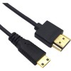 Duttek Mini-HDMI-HDMI 케이블, 초박형 익스트림 슬림 HDMI 남성-미니 HDMI 남성 케이블 지원 4K Ultra HD, 1080p, 3D, 프로젝터, 모니터, 캠코더(HDMI 2.0)(2ft/60cm)